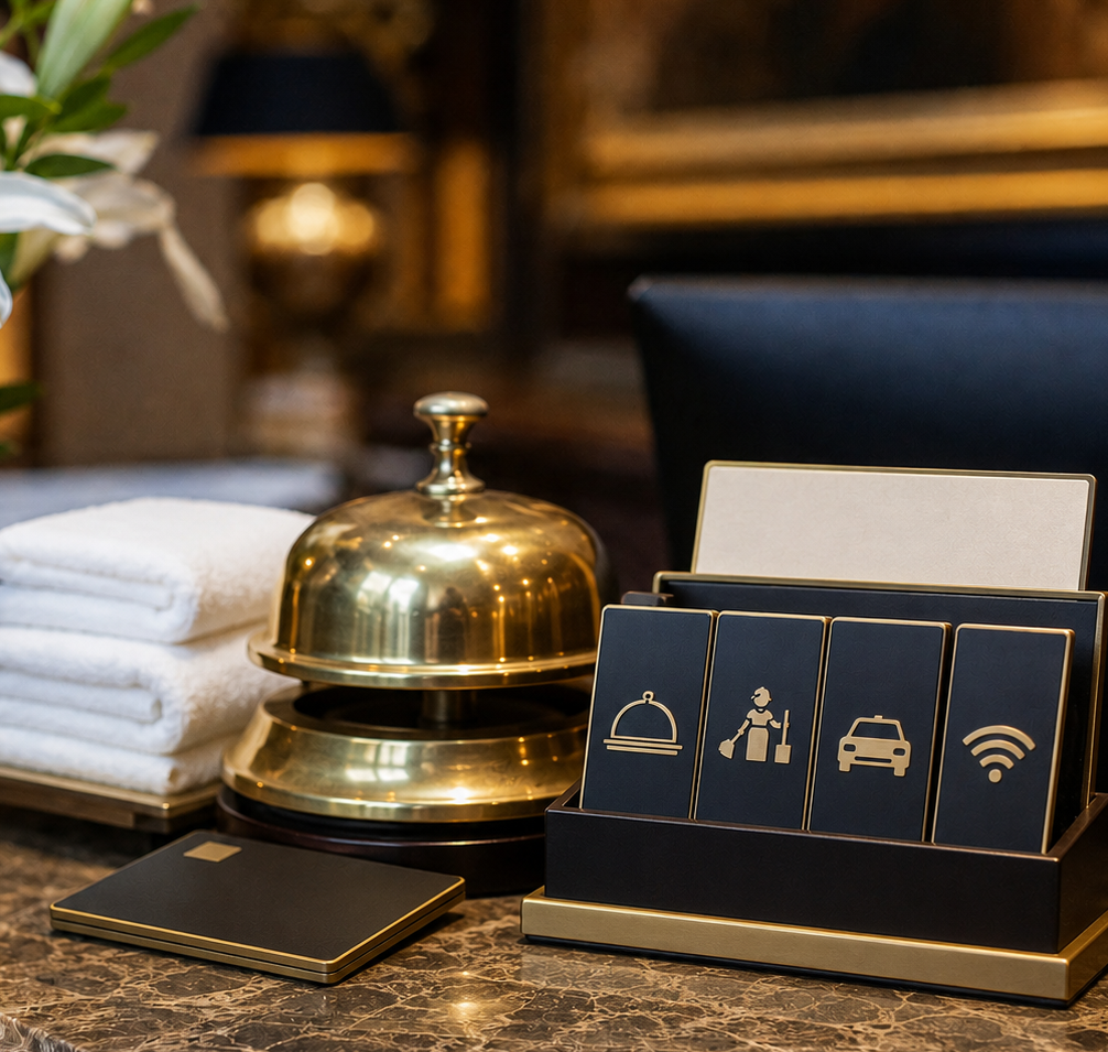 Holiup otel hizmetleri ekranı